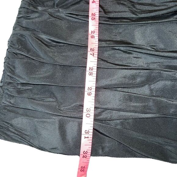 Rickie Freeman Teri Jon Black Taffeta dress - Picture 8 of 10